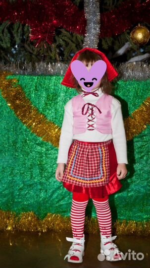 Новогодний костюм: Красная Шапочка