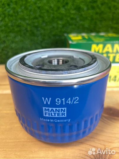 Фильтр масляный mann W914/2 LADA