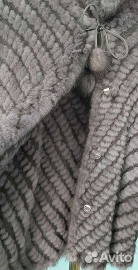 Кардиган с мехом норки