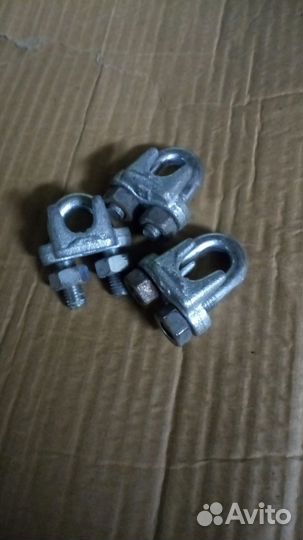 Зажимы стальных канатов, 12мм