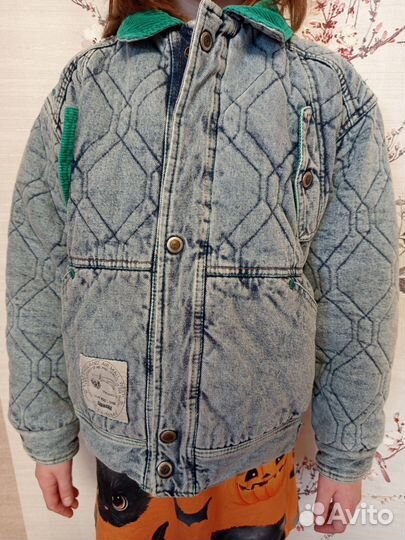 Джинсовая куртка из 90 х на рост 152-158