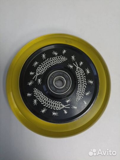 Колесо для самоката X-Treme 100*24мм, Hollow core, yellow transparent