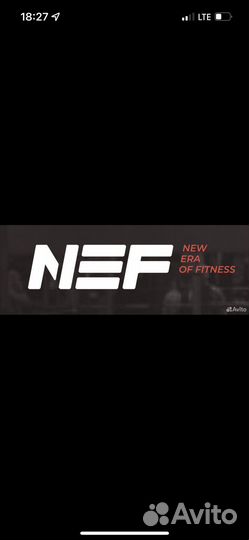 Карта в фитнес клуб Nef