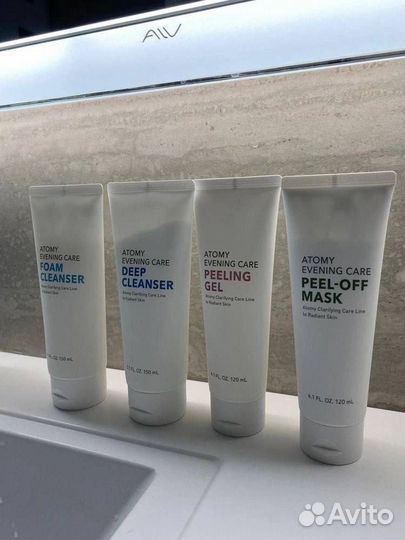 Атоми, 4х стыпенчатый набор для лица