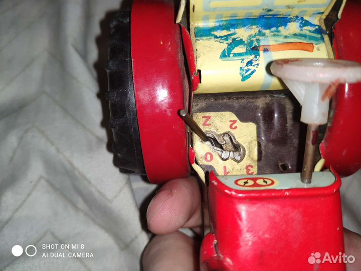 Трактор заводной жестяной Чехословакия