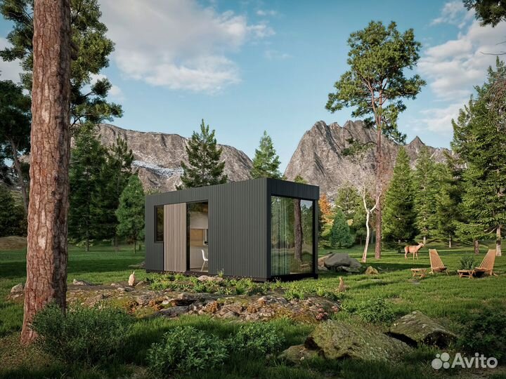 Готовый дом для глэмпинга / Модульный дом