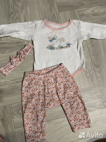 Вещи пакетом для девочки 56-62