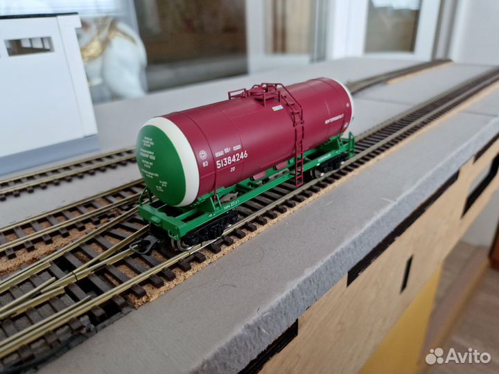 Вагон - цистерна типоразмер Н0 1:87 Евротрейн