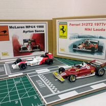 Комплект моделей:McLaren MP4/4 и Ferrari312T2 1/43