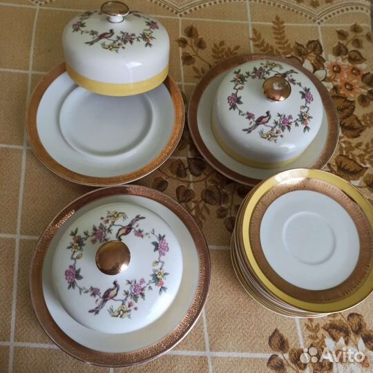 Столовый сервиз гдр Райские птицы