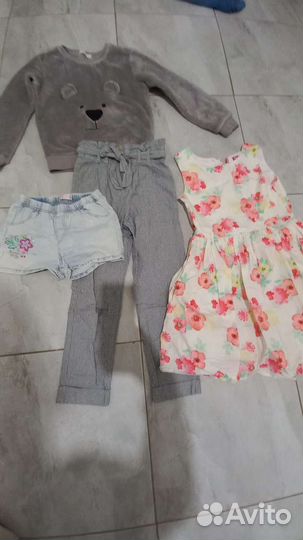 Вещи для девочки пакетом 134