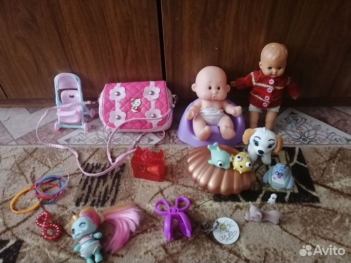 Большой мешок игрушек для девочек