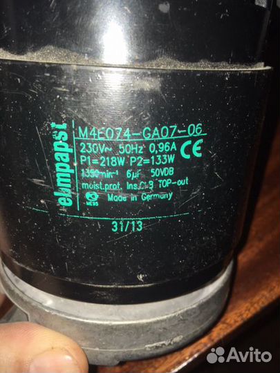 Электродвигатель Ebmpapst M4E074-GA07-06