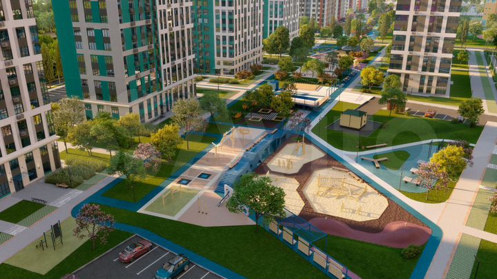 2-к. квартира, 55,5 м², 22/22 эт.