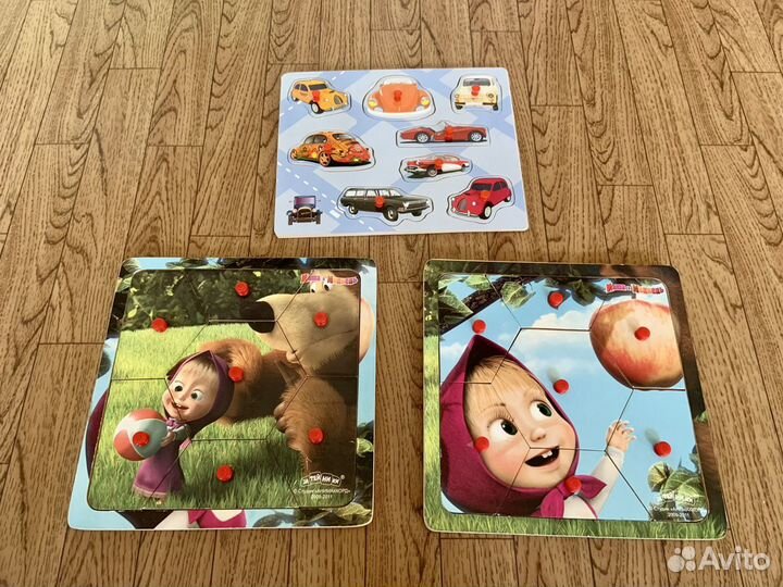 Бизиборд деревянные пазлы