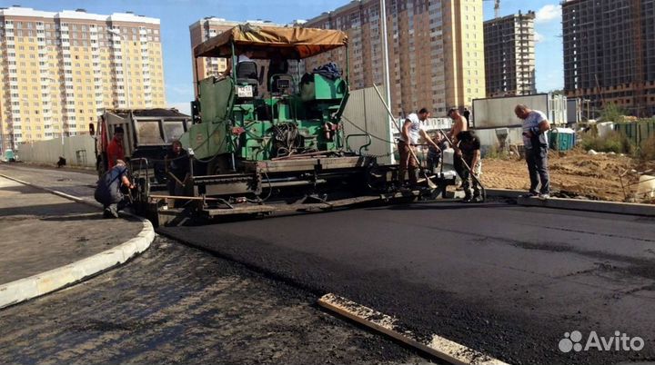 Асфальтная крошка под ключ с доставкой и укладкой