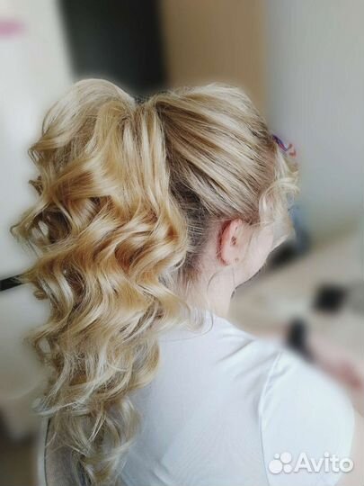 Наращивание волос, окрашивание, прически