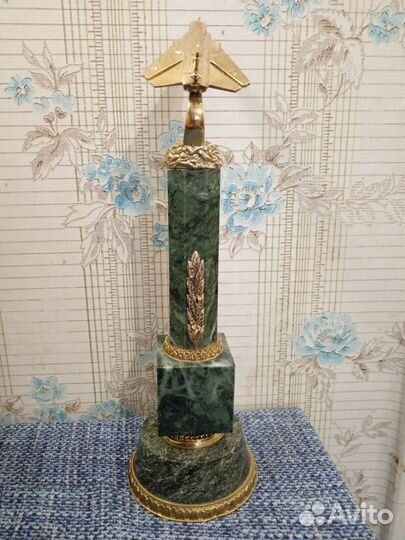 Настольные часы из бронзы су-24