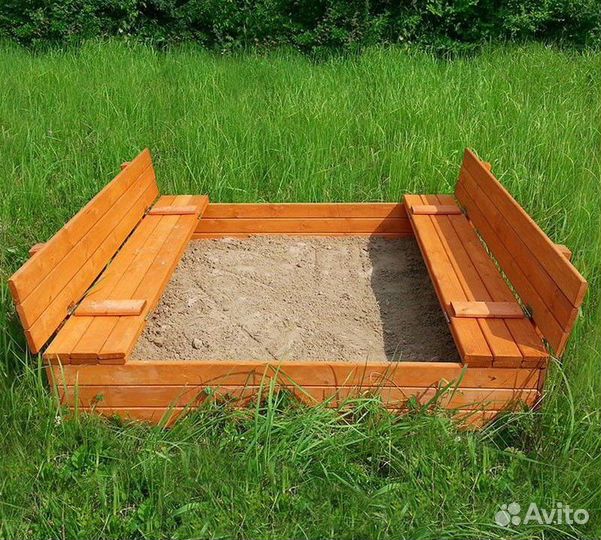 Песочница на дачный участок