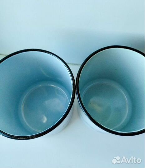 Эмалированная ёмкость бидон без ручки 3 л СССР