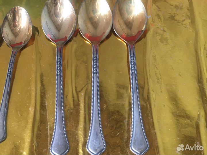 Набор мельхиоровых ложек. Винтаж