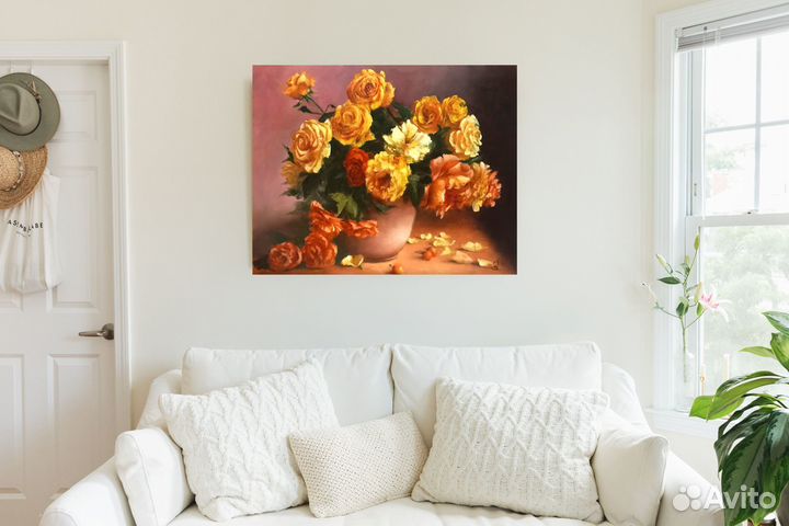 Картина с цветами 