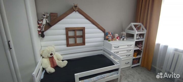 Кровать детская 160х80 в стиле домика