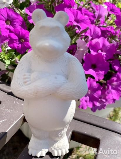 Медведь из гипса для раскрашивания