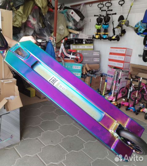 Самокат трюковой KMS Luxary 120 mm/бензин