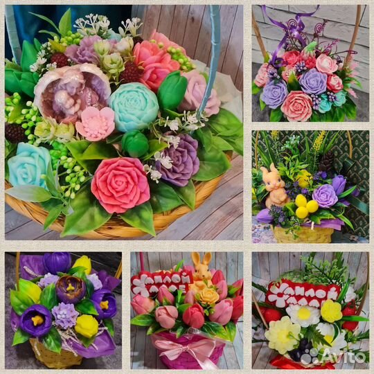 Букет из мыла