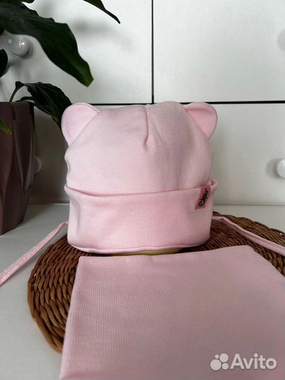 Шапка детская со снудом осень/весна