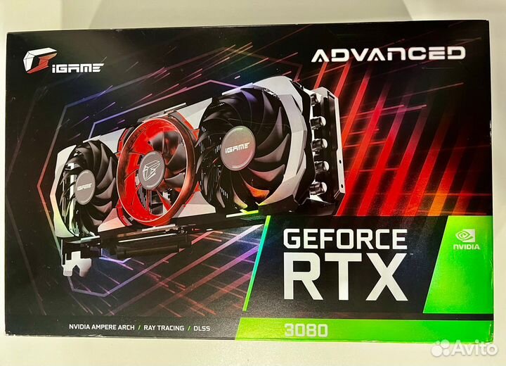 Видеокарта ColorFul GeForce RTX 3080 Advanced OC L