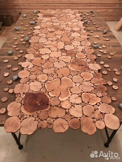 Панно из сибирского можжевельника для бани