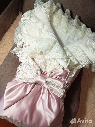 Конверт на выписку для девочки осень