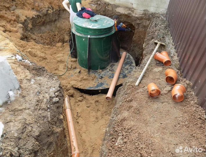 Установка септика под ключ