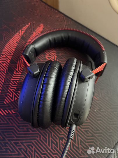 Наушники HyperX Cloud II red