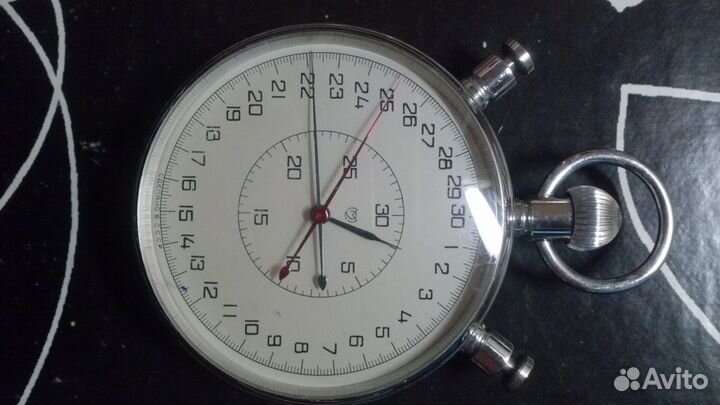 Трёхкнопочный сплит-секундомер. СССР