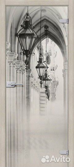 Межкомнатная дверь Bravo 012-0221 Аркада Люкс Бело