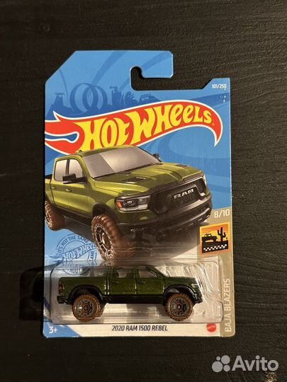 Hot Wheels Dodge 2020 RAM 1500 rebel Пикап