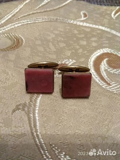 Запонки мужские, винтаж, СССР, бижутерия