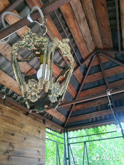 Люстра латунь ссср. Винтаж