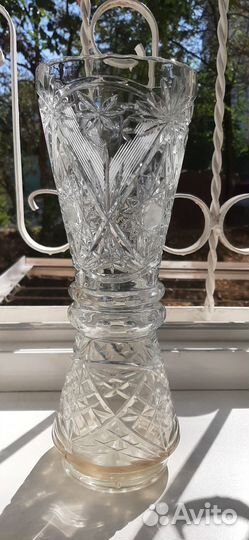 Хрустальная ваза чехия