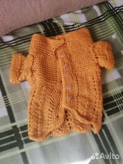 Вязаная одежда для собак ручной работы