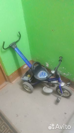 Детский трехколесный велосипед бу