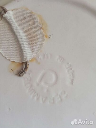 Тарелка декоративная, блюдо овальное