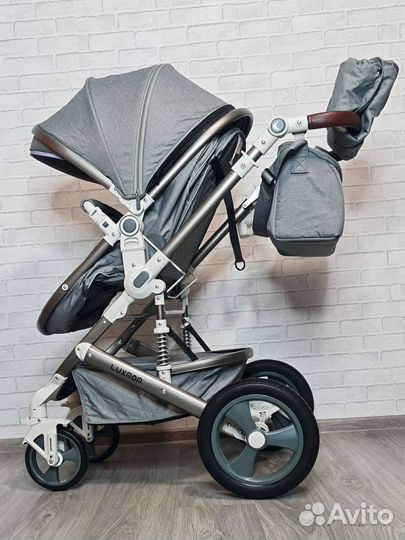 Коляска 3 в 1 новая luxmom 518