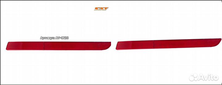 Отражатель в задний бампер volkswagen transporter