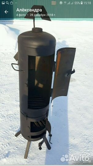 Печка-коптильня