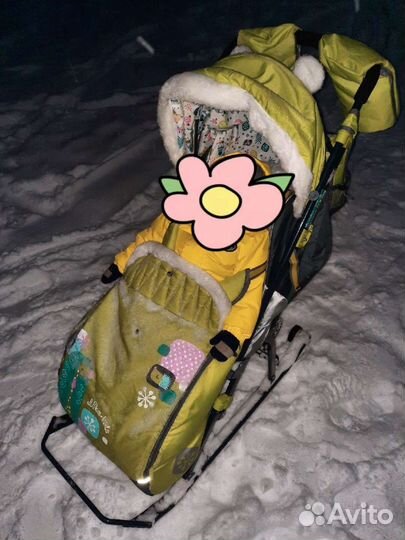Санки коляска ника