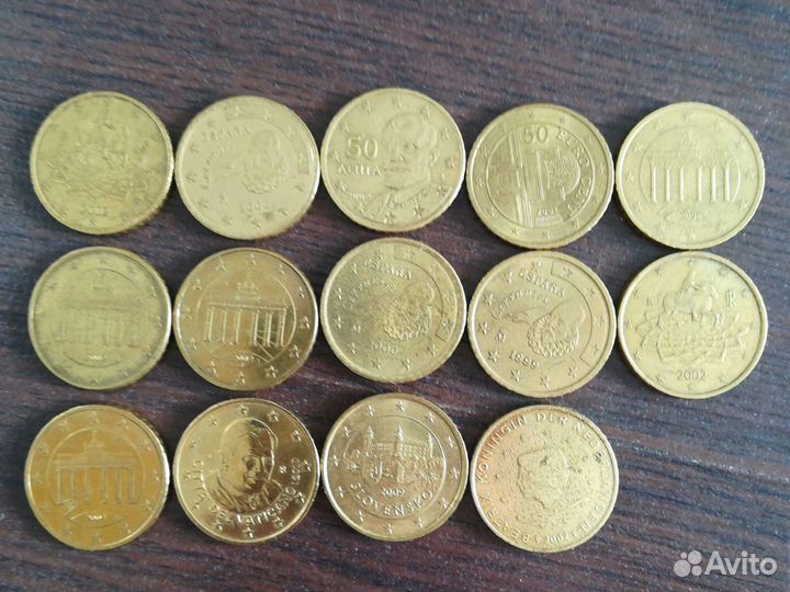 Монеты европы